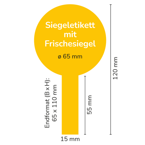 Kunterbunte Karla - Siegeletikett mit Frischesiegel 500g (Kunststoffdeckel)