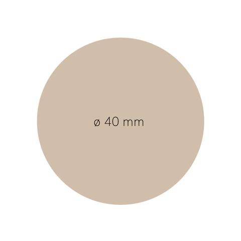 Leere Lola – Runder Deckelaufkleber 40x40mm für Kerzen im 375g-Glas