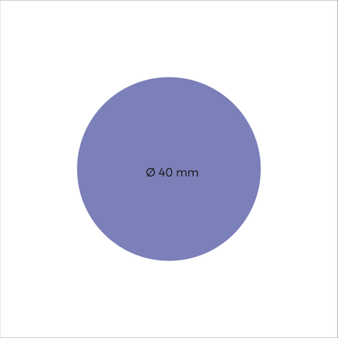 Leere Lola – Deckeletikett 40x40 mm für Cremetiegel