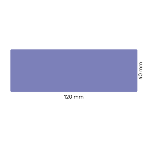 Leere Lola – Rechteckiges Etikett 120x40 für Cremetiegel 120ml