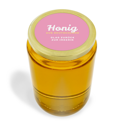 Strahlende Steffi – Honigetikett Deckeletikett 1000g (Twist-Off)