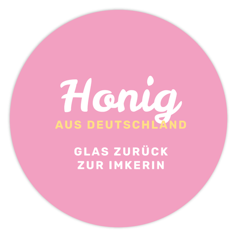 Strahlende Steffi – Honigetikett Deckeletikett 1000g (Twist-Off)