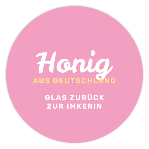 Strahlende Steffi – Honigetikett Deckeletikett 500g (Twist-Off)