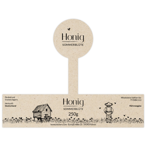 Idyllische Ida – Etikett mit Gewährverschluss 250g (Twist-Off)