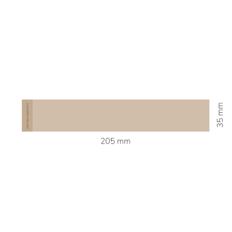 Sonnige Sophia – Banderolenetikett 205x35mm für Stumpenkerzen Ø60mm