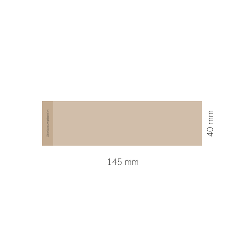 Sonnige Sophia – Banderolenetikett 145x40mm für Stumpenkerzen Ø45mm