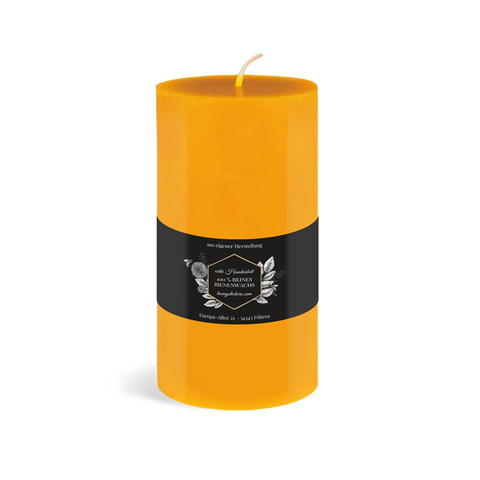 Nobler Norbert – Banderolenetikett 225x45mm für Stumpenkerzen Ø65mm