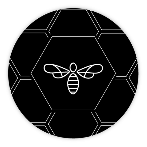 Moderner Marlo – Runder Deckelaufkleber 40x40mm für Kerzen im 375g-Glas