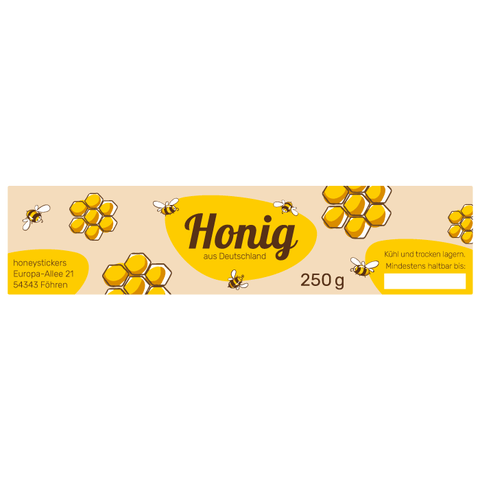 Summende Susi – Rechteckiges Etikett 250g (Twist-Off)