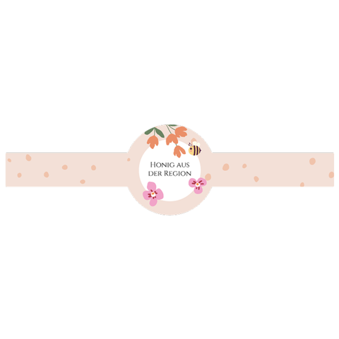 Florale Fiona – Siegeletikett mit doppeltem Frischesiegel 250g (Twist-Off)