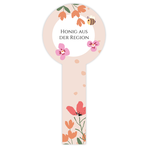 Florale Fiona –  Honigetikett mit Frischesiegel 250g (Twist-Off)