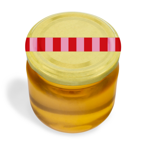 Strahlende Steffi –  Honigetikett Verschlussetikett 250g (Twist-Off)