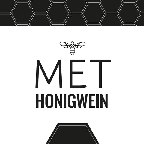 Moderner Marlo – Flaschenetiketten für Met