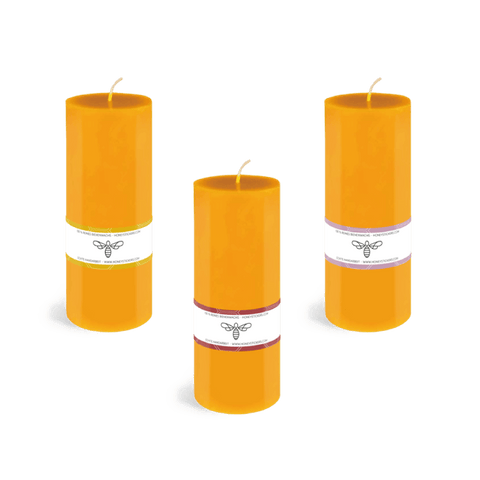 Moderner Marlo – Banderolenetikett 145x40mm für Stumpenkerzen Ø45mm