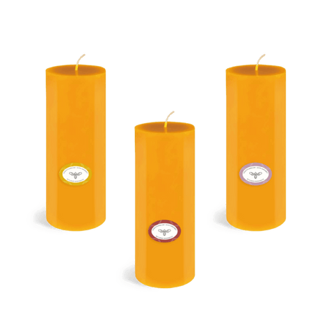 Moderner Marlo – Ovaler Aufkleber 35x25mm für Stumpenkerzen Ø45mm