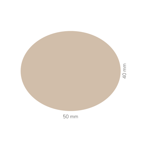 Charmanter Charly – Ovaler Aufkleber 50x40mm für Kerzen im 250g-Glas