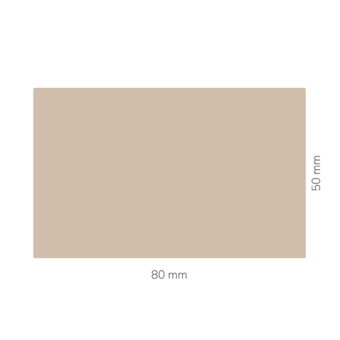 Gelassene Gerda – Rechteckiger Aufkleber 80x50mm für Kerzen im 500g-Glas
