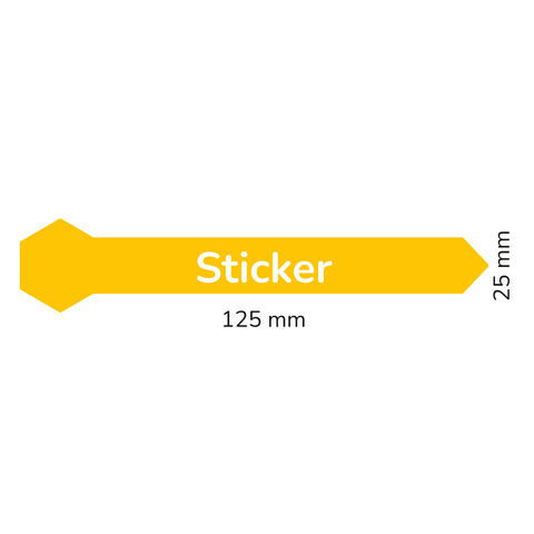 500g Sticker Hexagonaler Honigglas Siegel Sticker - Jetzt gestalten – honeystickers