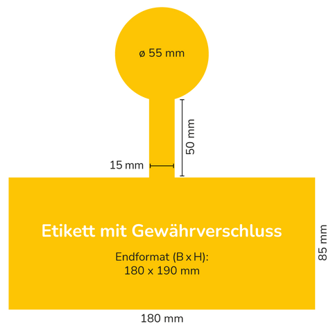 Jubelnde Jule - Etikett mit Gewährverschluss 1000g (Twist-Off)