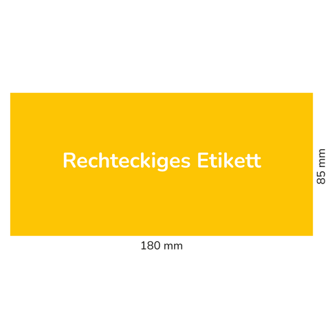 Leere Lola - Rechteckiges Etikett 1000g (Twist-Off)
