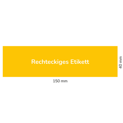 Leere Lola - Rechteckiges Etikett 250g (Kunststoffdeckel)