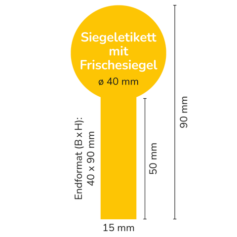 Klebriger Klaus – Siegeletikett mit Frischesiegel 250g (Twist-Off)