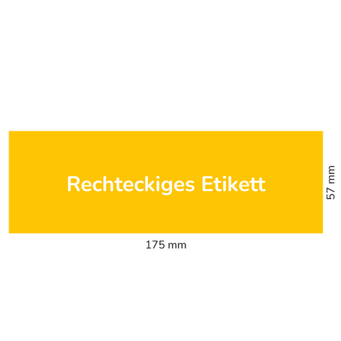 Weihnachtliche Wilma - Rechteckiges Etikett 500g (Kunststoffdeckel)