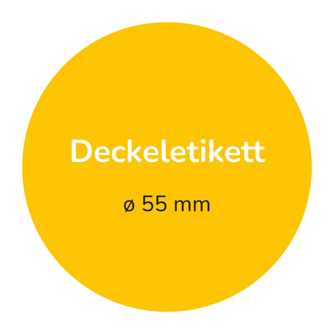 Sanfte Sarah – Deckeletikett 500g (Twist-Off)