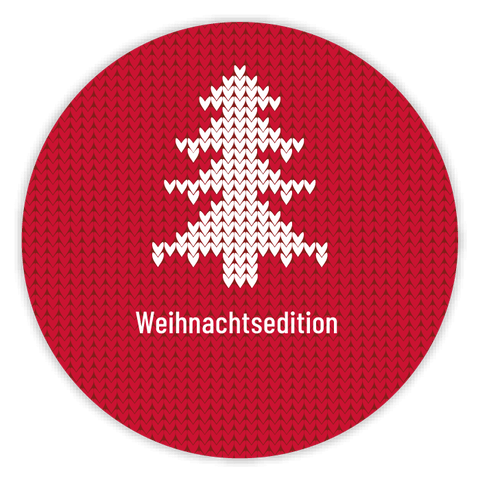 Weihnachtliche Wilma – Deckeletikett 250g (Kunststoffdeckel)