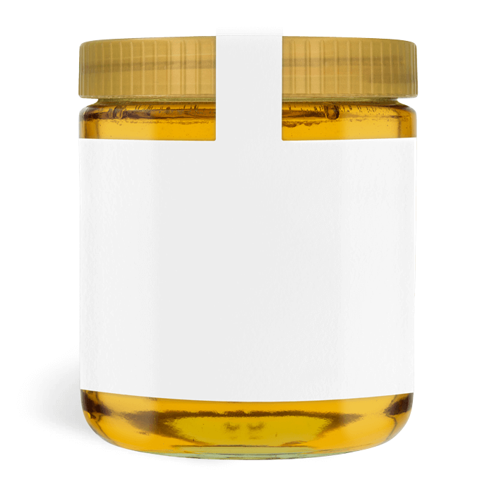 Honig Gewährverschlussetikett 500g – Leere Lola – honeystickers