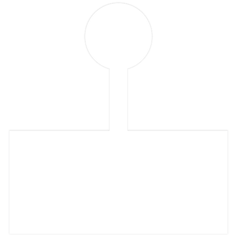 Leere Lola - Etikett mit Gewährverschluss 1000g (Twist-Off)