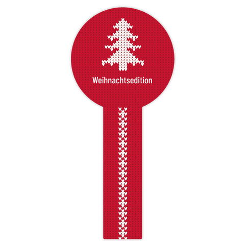 Weihnachtliche Wilma - Siegeletikett mit Frischesiegel 250g (Twist-Off)