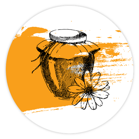 Klecksige Katja – Deckeletikett 1000g (Twist-Off)