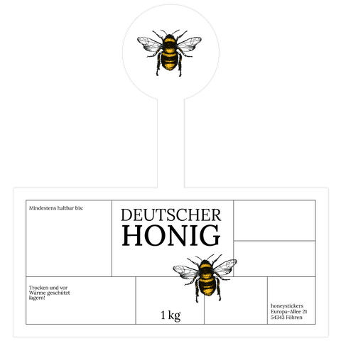 Flotte Feli – Etikett mit Gewährverschluss 1000g (Twist-Off)