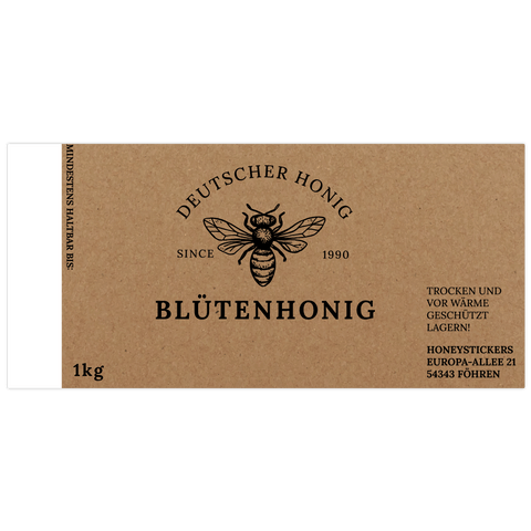 Natürliche Nadja – Rechteckiges Etikett 1000g (Twist-Off)